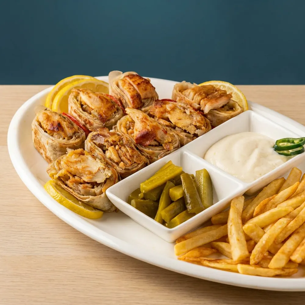صاج شاورما دجاج