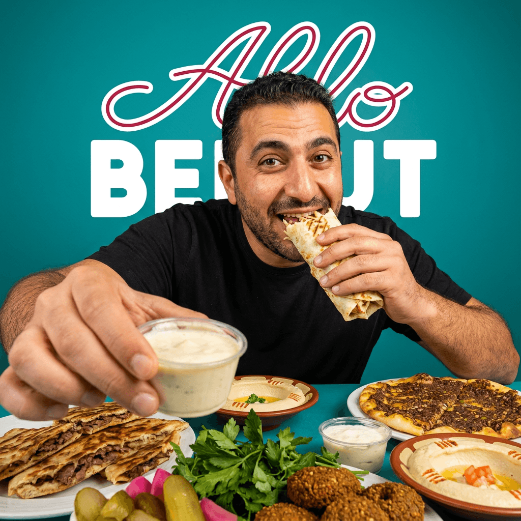 لمّا تنزل السفرة كلها وما بتعرف من وين تبلّش… فبتبلّش من كل صوب. 😮💨🌯